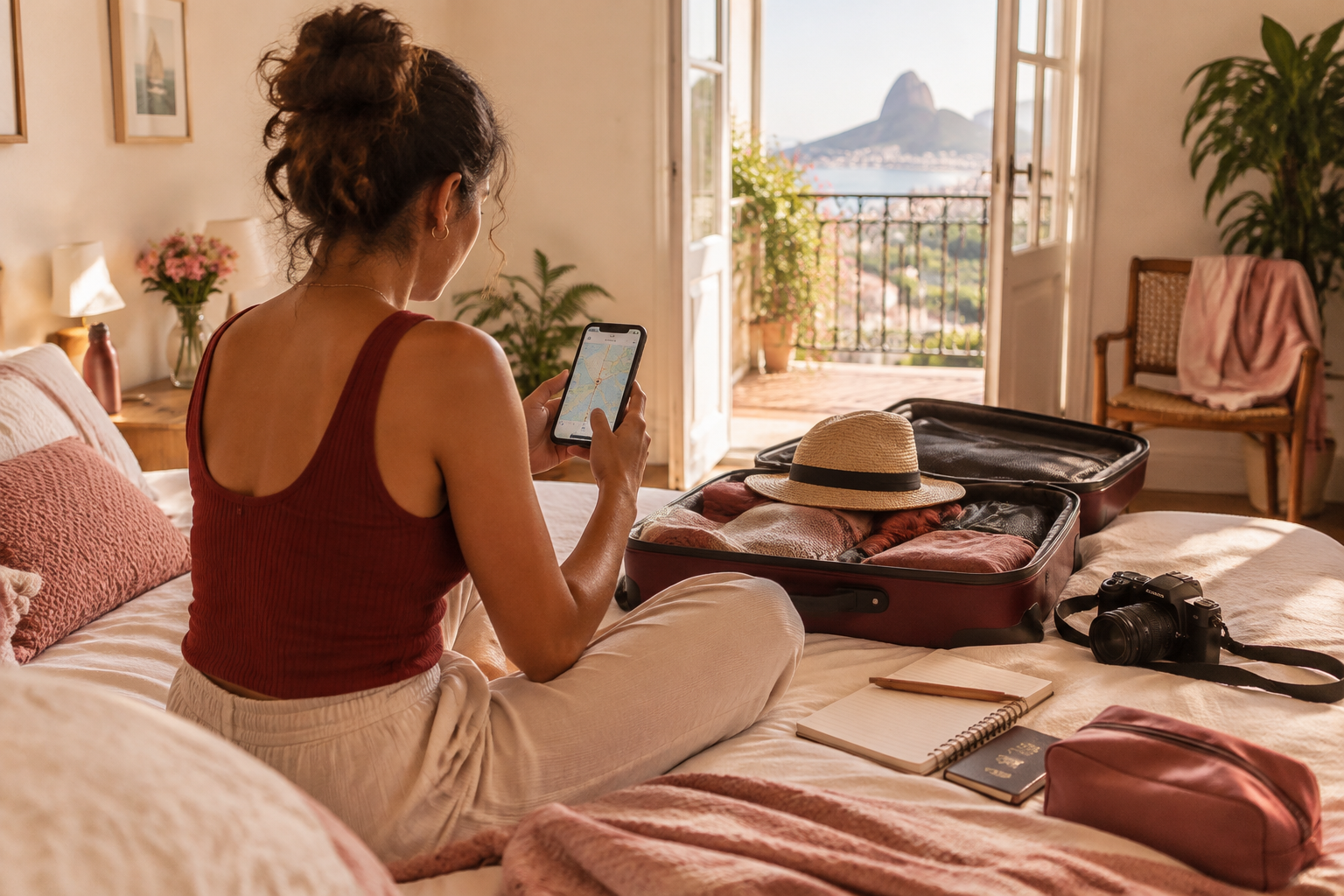 Vai viajar sozinha? O que verificar antes de reservar e sair para explorar